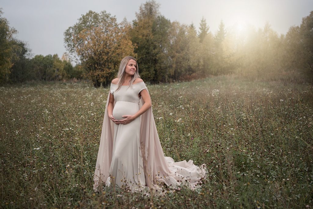 Gravid fotografering vinter